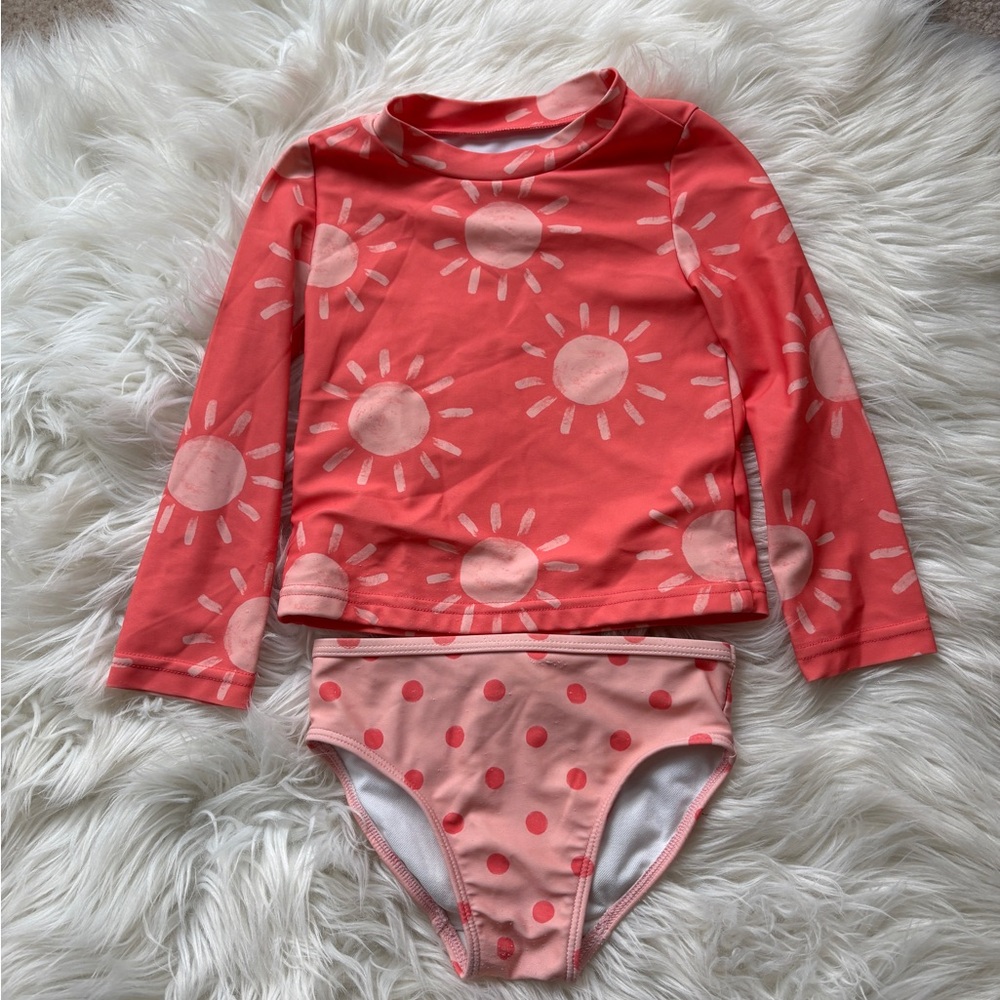 Sunshine Coral Kids Swim Set